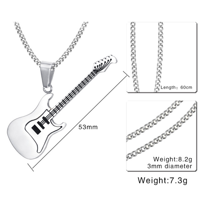 Wholesale Stainless Steel Men Punk Music Jewelry