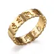 Wholesale Stainless Steel Gold Buddhism Ring