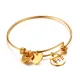 Wholesale Stainless Steel Family Tag Bangle Bracelet
