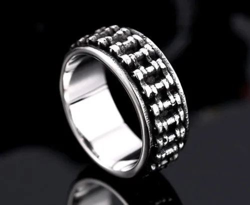 Wholesale Stainless Steel Mens Motorcycle Rings