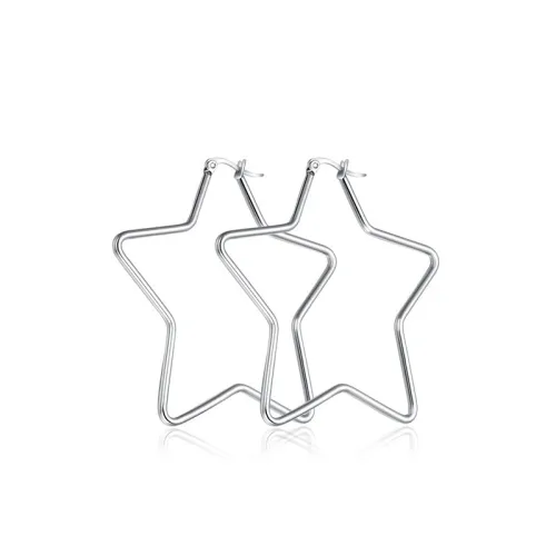 Wholesale Stainless Steel Five Star Earrings for Amazon