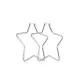 Wholesale Stainless Steel Five Star Earrings for Amazon