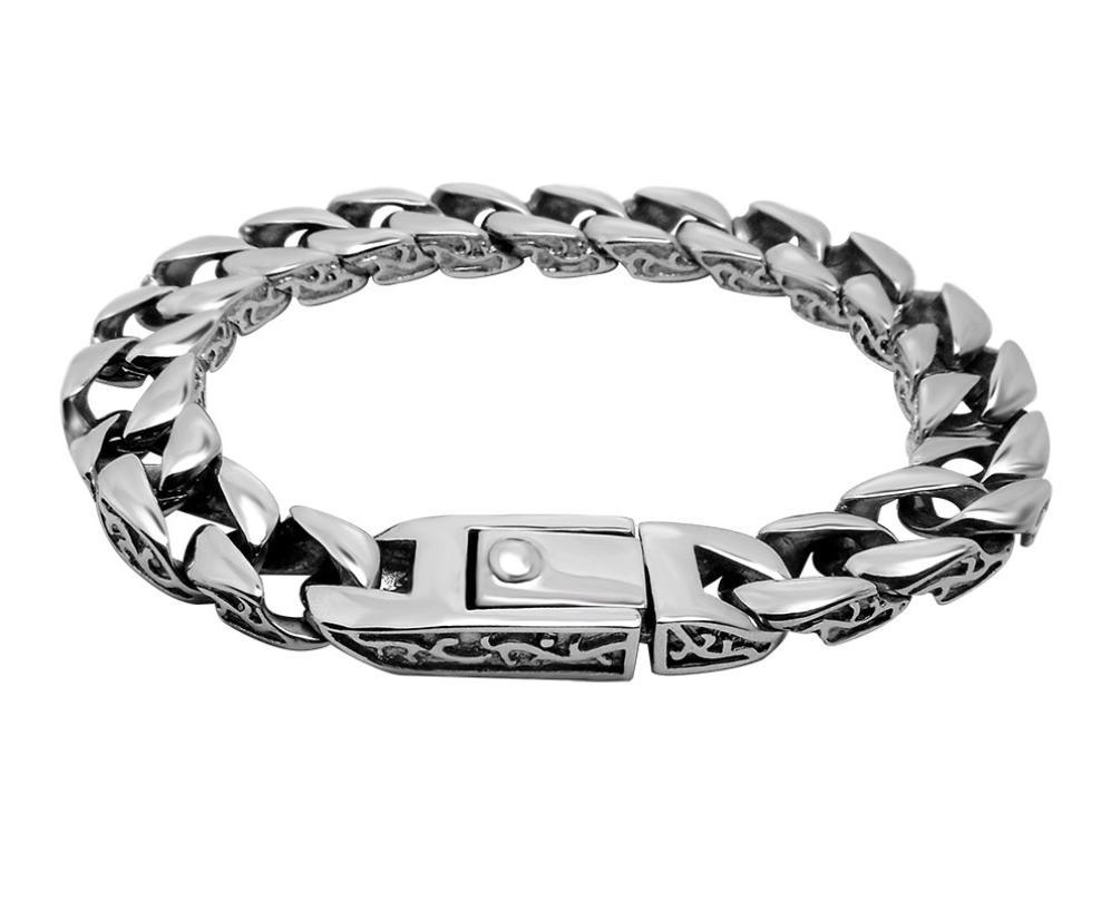 Wholesale Stainless Steel Mens Biker Bracelet丨JC Love Jewelry