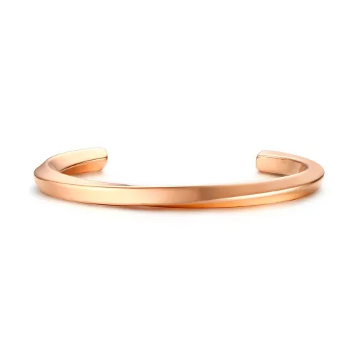 Wholesale Stainless Rose Gold Open Bangles