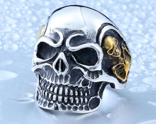 Wholesale Stainless Steel Skeleton Skull Ring