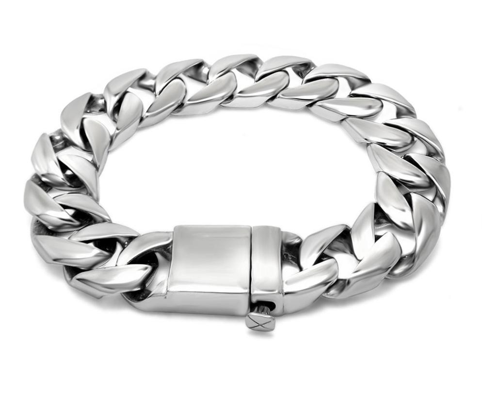 Wholesale Stainess Steel Mens Link Biker Bracelet丨JC Love Jewelry
