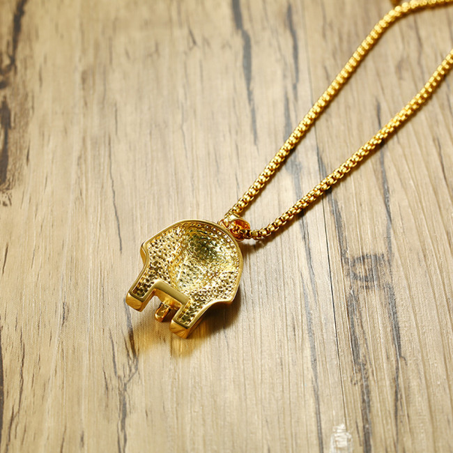 Wholesale Stainless Steel Gold Plated Pharaoh Pendant