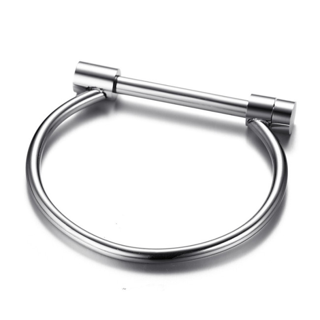 Wholesale Stainless Steel D Shape Bangle