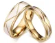 Wholesale Stainless Steel IP Gold Engagement Rings in China