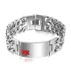 Wholesale Stainless Steel Double Chain Medical Bracelets