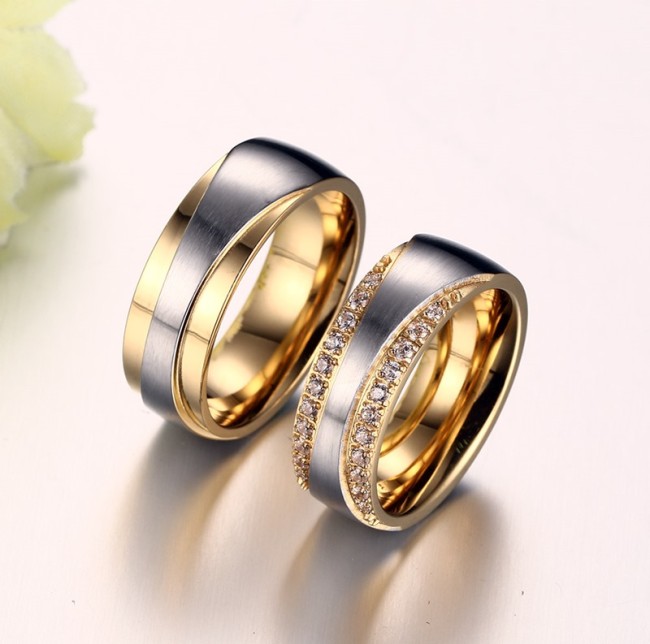 Wholesale Stainless Steel Hot Sell Wedding Band