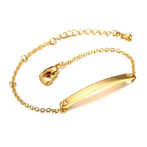 Wholesale Stainless Steel Blank ID Bracelet