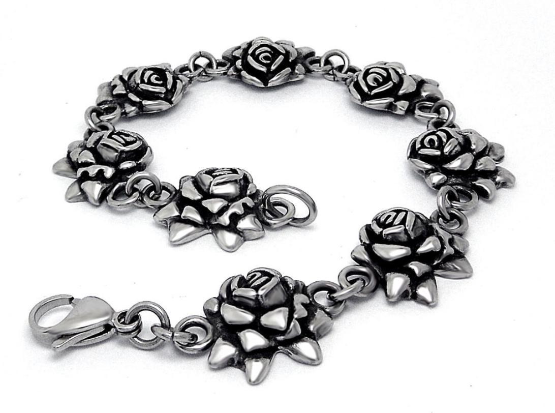 Wholesale Stainless Steel Rose Bracelet丨JC Love Jewelry