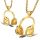 Wholesale Stainless Steel Headset Pendant Necklace