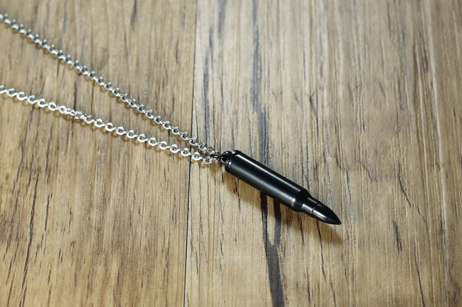 Wholesale Stainless Steel Bullet Ashes Pendant