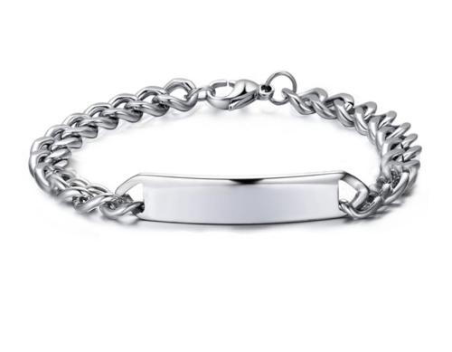Wholesale Stainless Steel Bracelet Engravable Blanks Tag