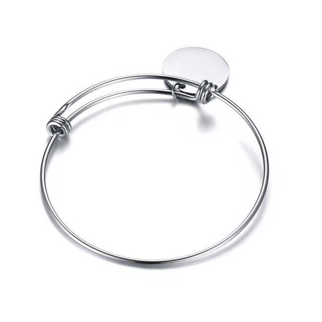 Wholesale Stainless Steel Bangle Bracelets with Charms
