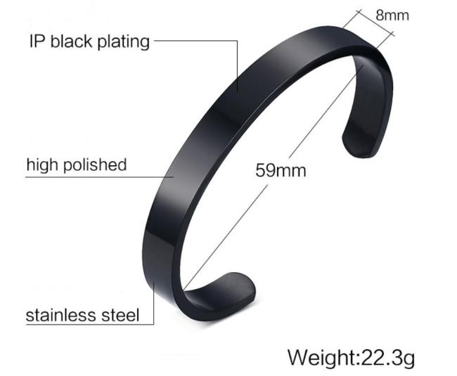 Wholesale Stainless Steel Jewelry Bangle Bracelet
