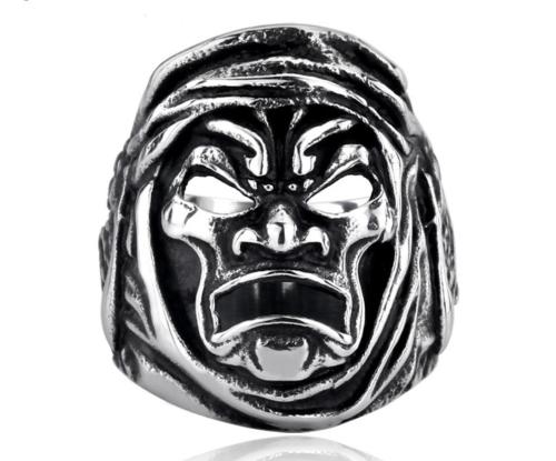 Wholesale Stainless Steel Mask Skull Ring