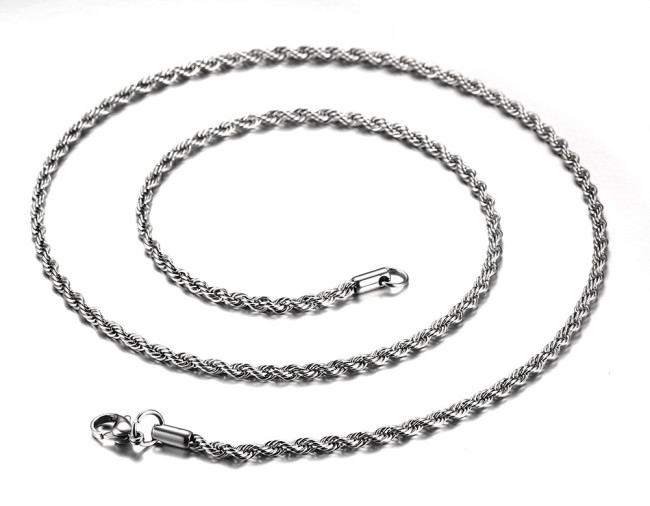 Wholesale Stainless Steel Rope Necklace for Him