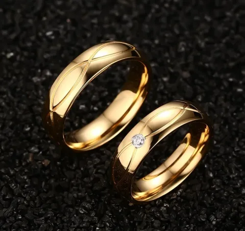 Wholesale Stainless Steel Infinity Wedding Ring for Etsy