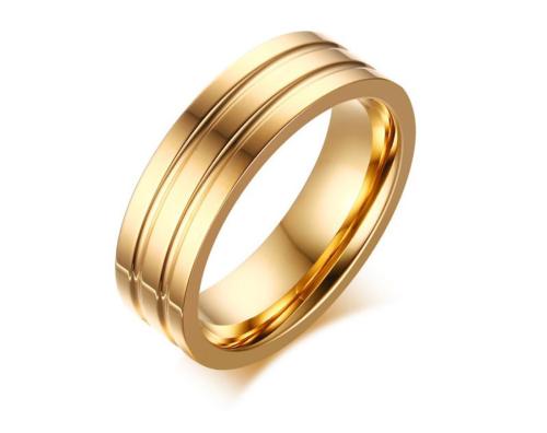 Wholesale Stainless Steel Grooved Wedding Bands