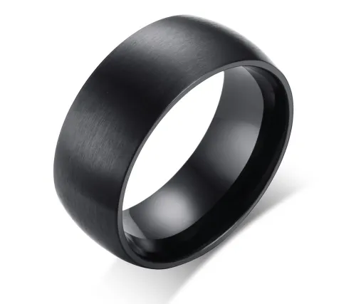 Wholesale Stainless Steel Mens Black Wedding Bands