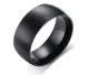 Wholesale Stainless Steel Mens Black Wedding Bands