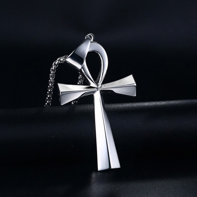 Wholesale Stainless Steel Egyptian Ankh Cross Necklaces