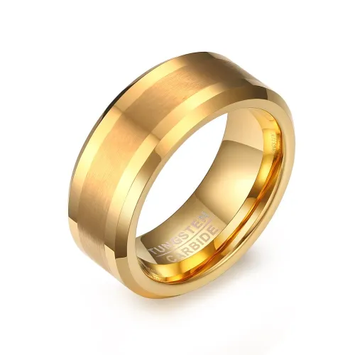 Wholesale Gold Tungsten Ring