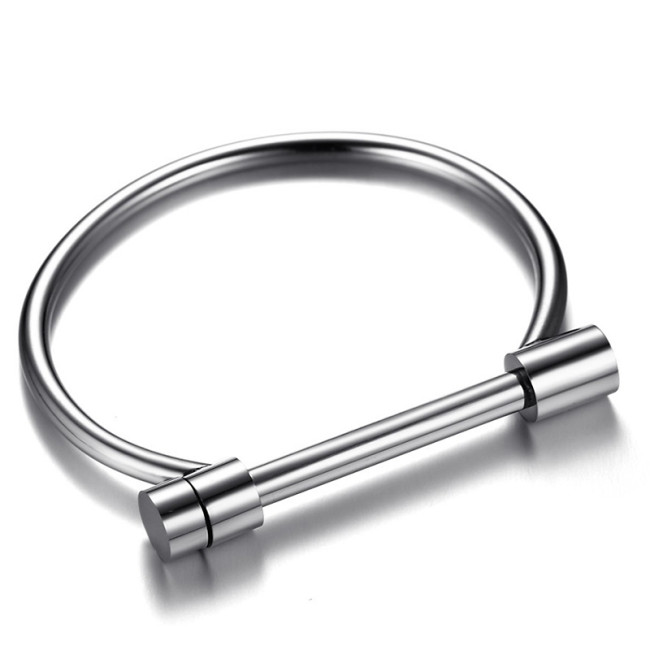 Wholesale Stainless Steel D Shape Bangle
