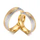 Wholesale Stainless Steel Fashion Wavy Line Wedding Ring