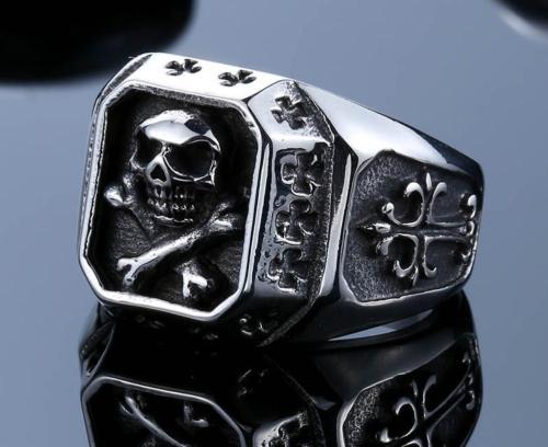 Wholesale Stainless Steel Skull Signet Ring