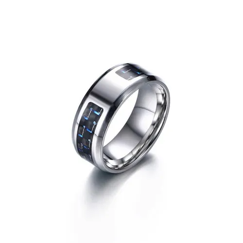 Wholesale Stainless Steel Carbon Fiber Ring Blanks