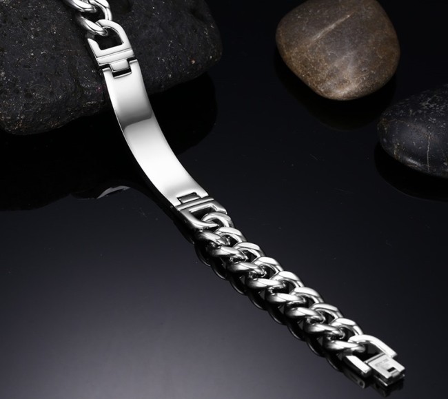 Wholesale Stainless Steel Blank Engravable Name Bracelet