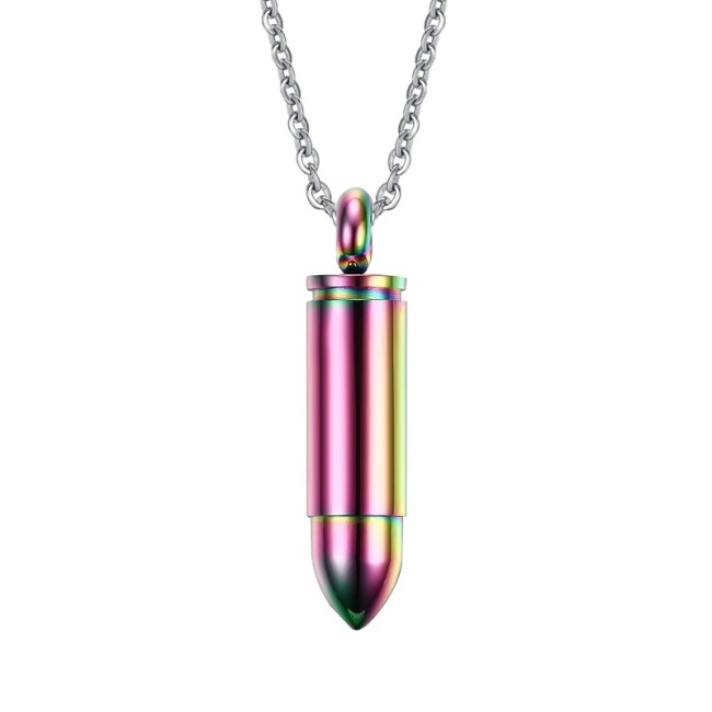 Wholesale Stainless Steel Bullet Cremation Pendants
