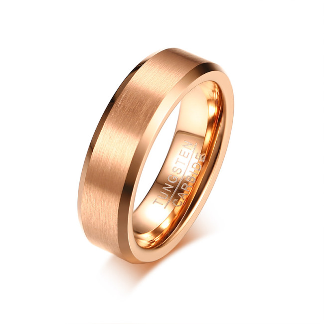 Wholesale Men's 6mm Matte Tungsten Wedding Ring