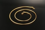 Wholesale Stainless Steel Round Snake Chain Necklace