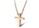 Wholesale Stainless Steel Women Mini Cross Necklace