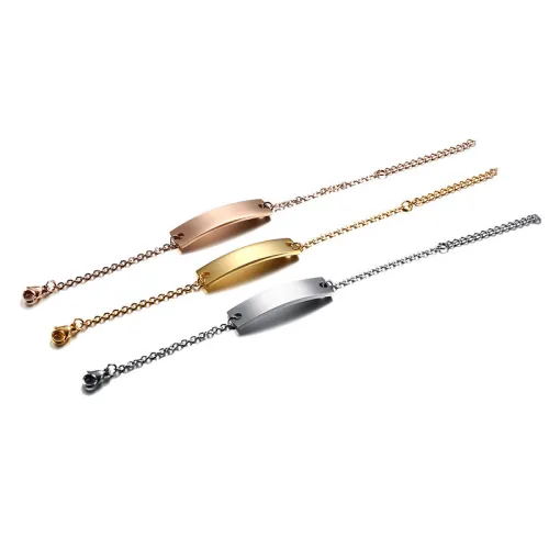 Wholesale Stainless Steel Womens Blank Bracelets