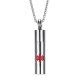 Wholesale Stainless Steel Cylinder Medical Alert Necklace