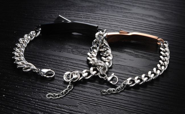 Wholesale Stainless Steel Eternal Love Couple Bracelets