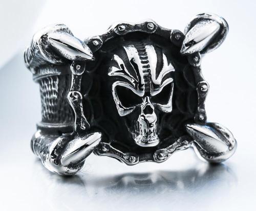 Wholesalse Stainless Steel Cool Skull Rings