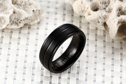 Wholesale Groove Titanium Rings from China