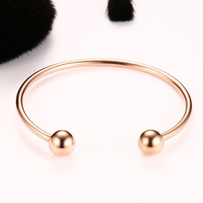 Wholesale Stainless Steel Cuff Bangle Bracelets Gold Plated for Women