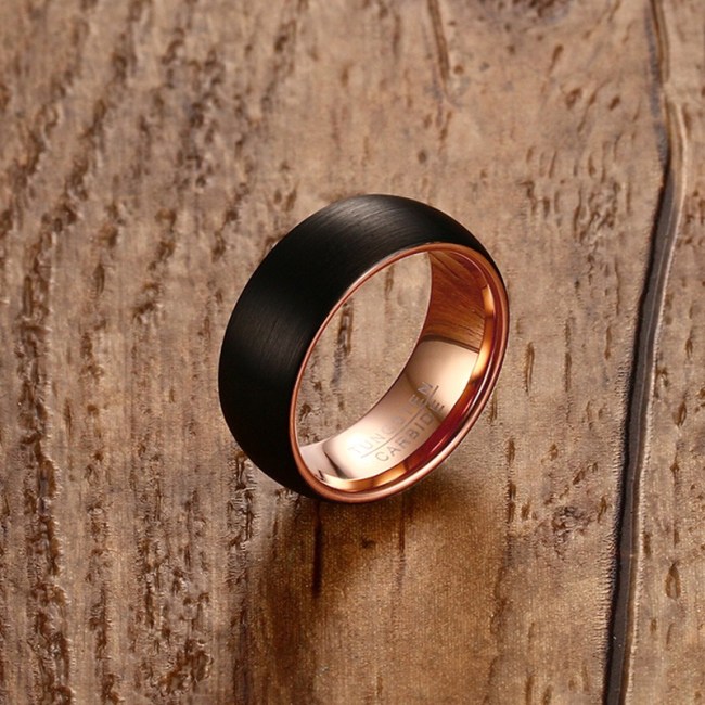 Wholesale Black Tungsten Carbide Ring