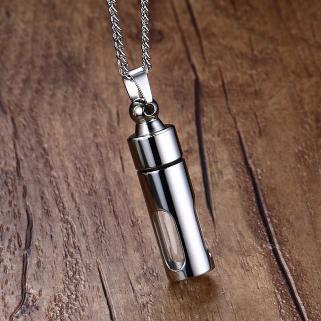 Wholesale Stainless Steel Mens Perfume Pendant Necklaces