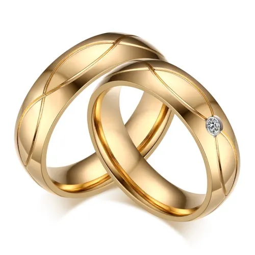 Wholesale Stainless Steel Infinity Wedding Ring for Etsy