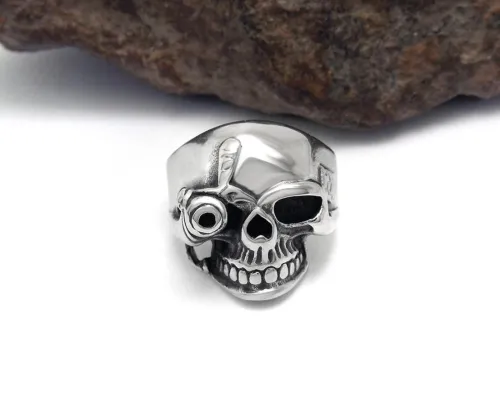 Wholesale Womens Stainless Steel Skull Ring