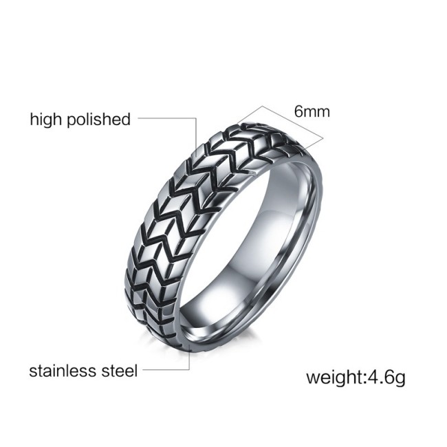 Wholesale Stainless Steel 6mm Tyre Ring